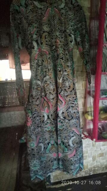 Couple Batik Keluarga Sarimbit Gamis Familly Set Hrb026
