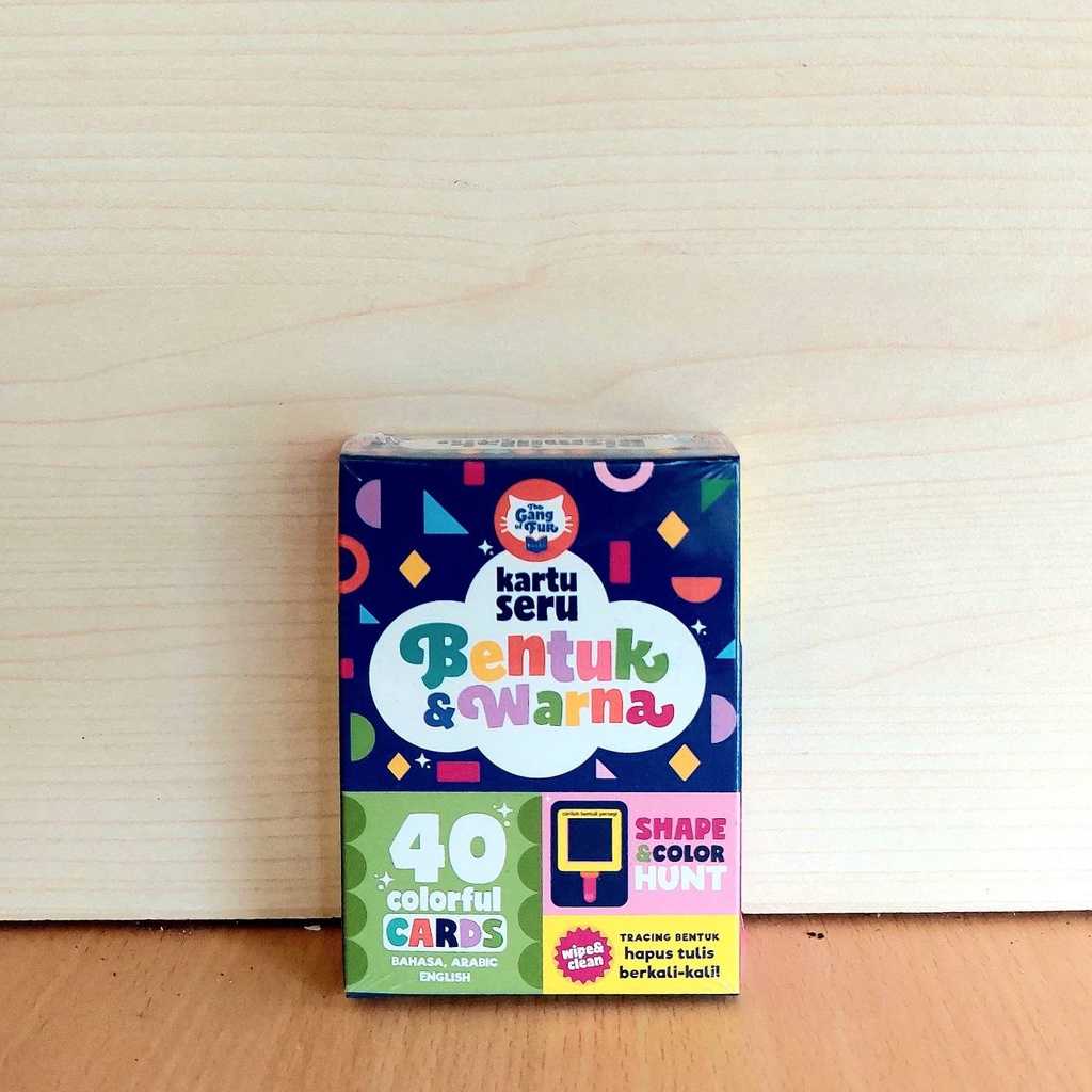 Flash Card Kartu Seru Bentuk dan Warna