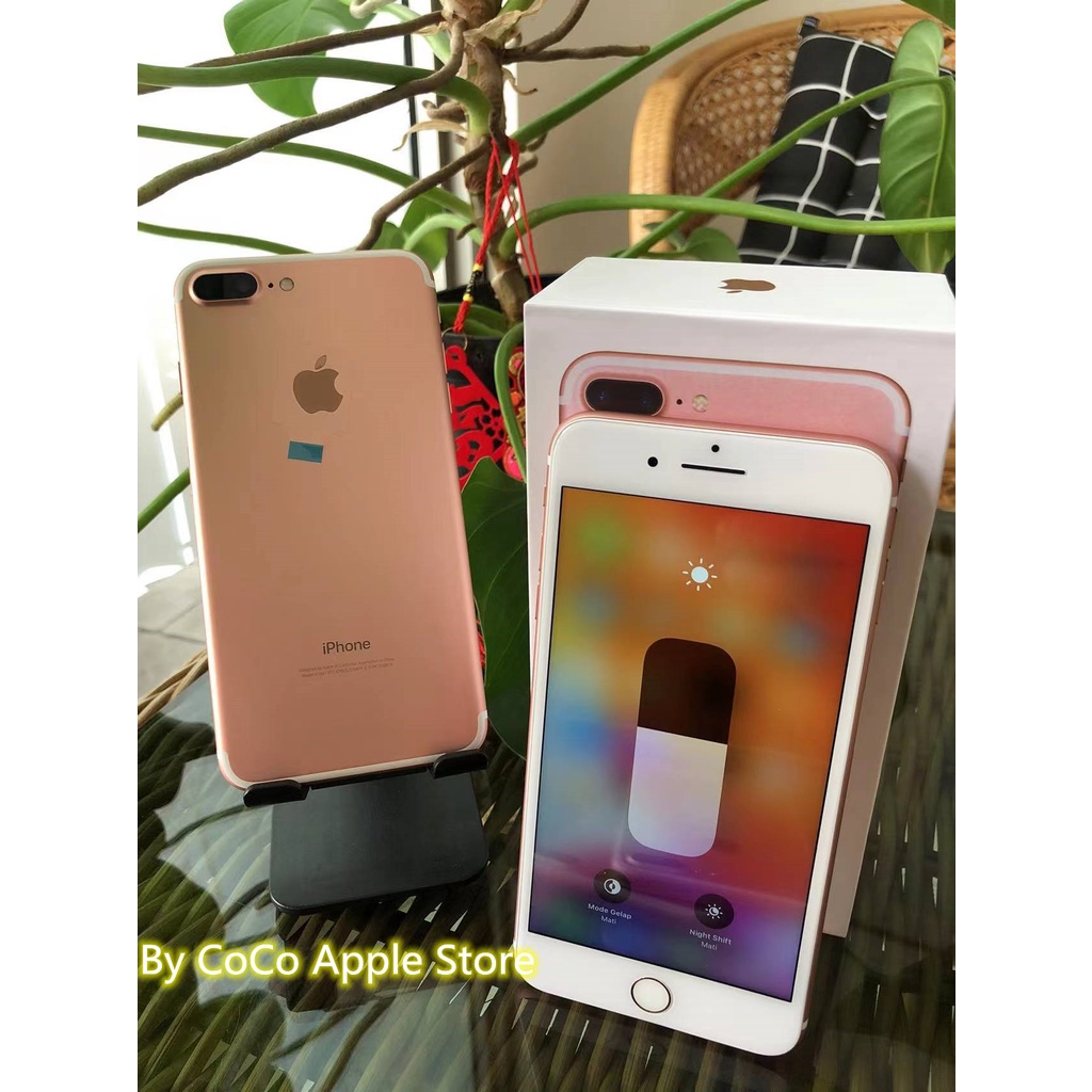 iPhone7Plus 32GB All Sim Silent Fullset Original Second Like New Mulus100% 3utools All Green (Garansi 1 Tahun)