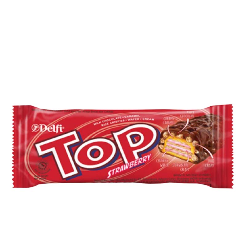 

Delfi Top Cokelat Strawberry 24 x 9 gr