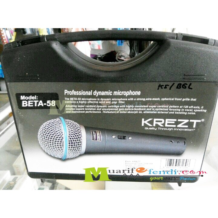 Microphone Mic KREZT BETA 58  Krezt Beta 58