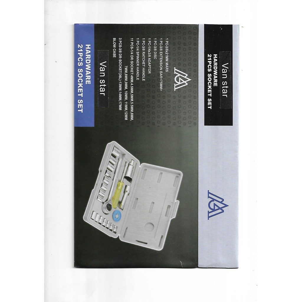 Toolkit kunci Shock Set - 21pcs Vanstar