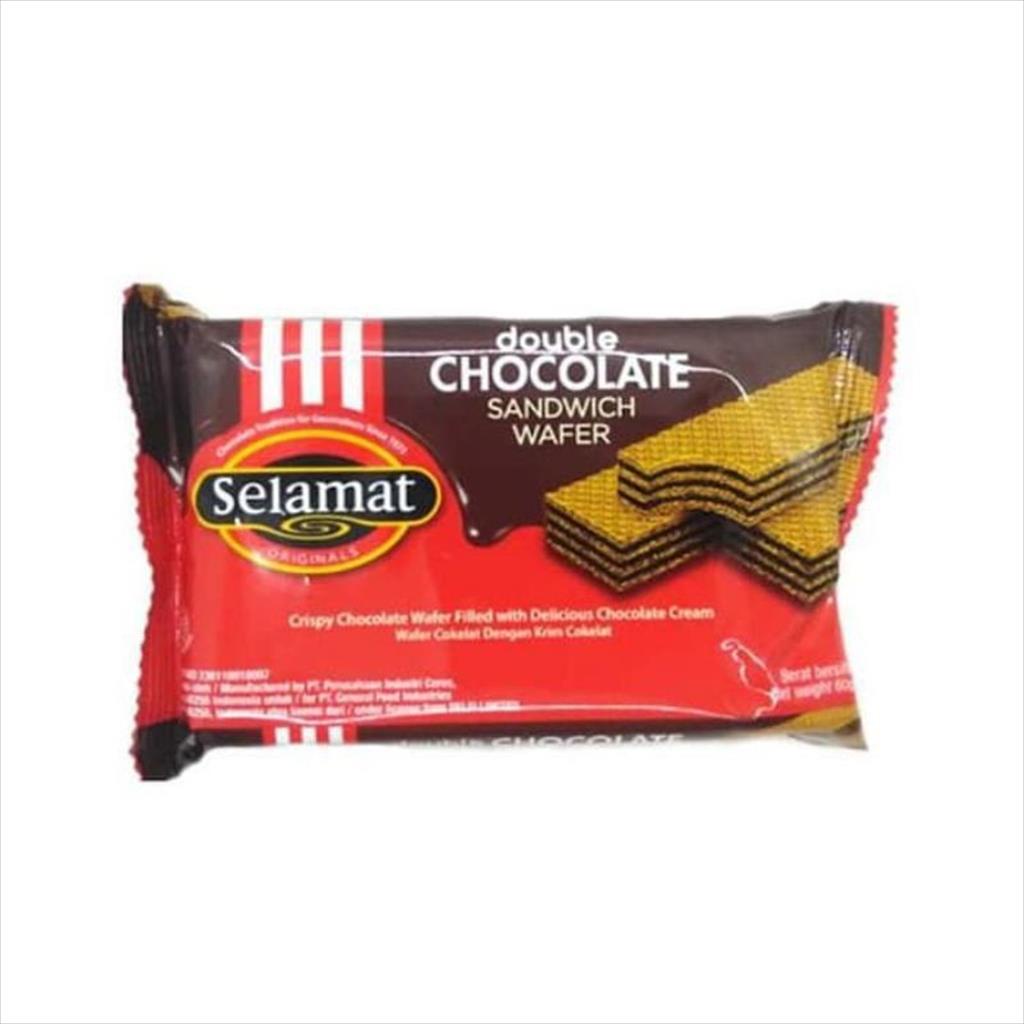 

Selamat Double Chocolate Sandwich Wafer 45 Gr