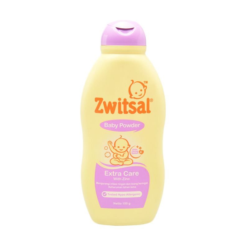 Zwitsal Baby Powder Extra Care with Zinc 100 gr Bedak Bayi