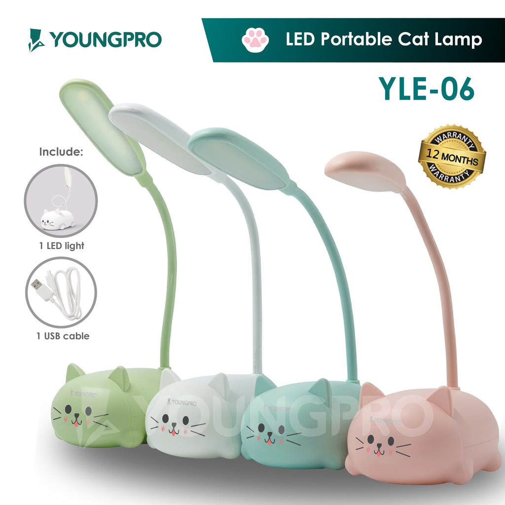 BERGARANSI!! YOUNGPRO LAMPU BACA LAMPU MEJA BELAJAR YLE-01 18 LED, LAMPU JEPIT YLE-02, LAMPU BACA LOVE 3 MODE CAHAYA YLE-03, LAMPU LIPAT YLE-05, LAMPU MAKE UP YPM-01, LAMPU KARAKTER YLE-06