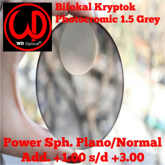 Lensa Kryptok Photocromic / Bifokal / Dua Fokus