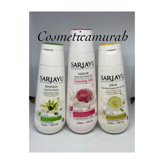 Sariayu milk cleanser // susu pembersih sariayu 100 ml