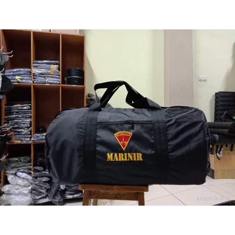 Tas Guling Marinir hitam| Tas Marines hitam besar|Tas baju ukuran besar|Tas piknik besar