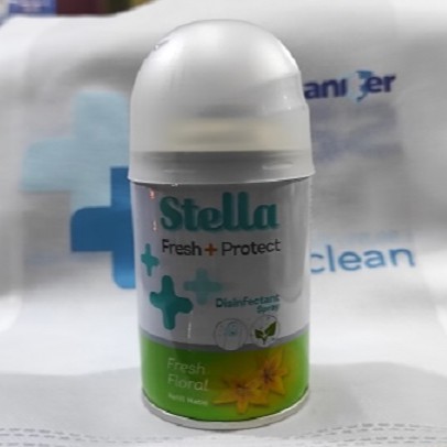 Stella Matic Refill Pengharum Ruangan Fresh + Protect Disinfectant Spray Fresh Floral 225ml