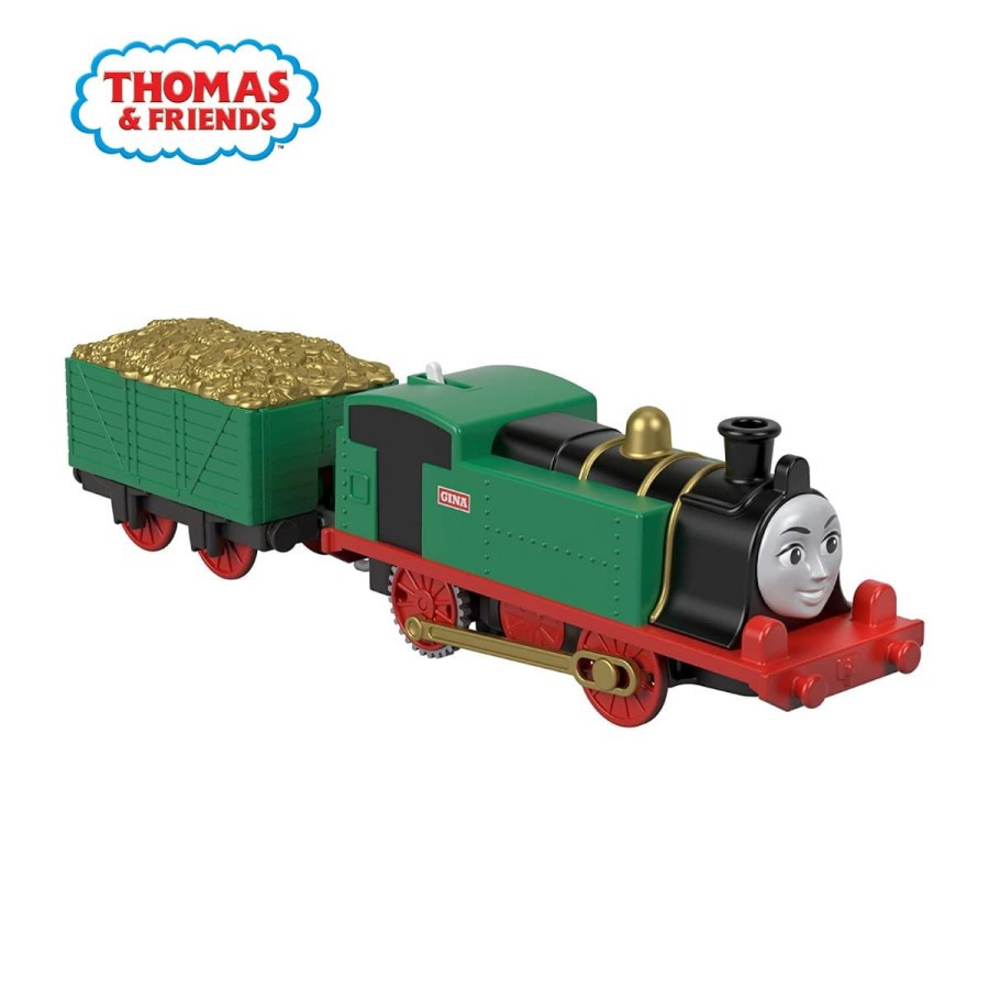 Thomas and Friends TrackMaster Motorized Engine (Gina) - Mainan Kereta Anak