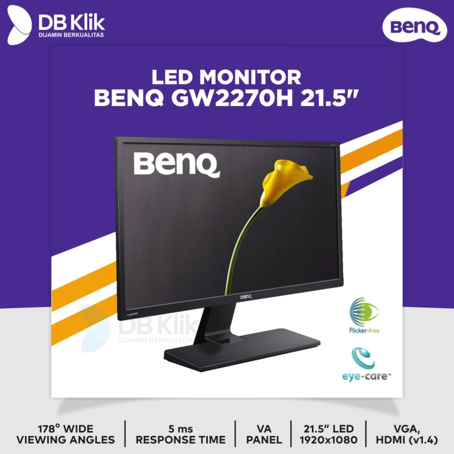 LED Monitor BENQ GW2270H 21.5" VA 60Hz Full HD HDMI VGA | BENQ 2270H