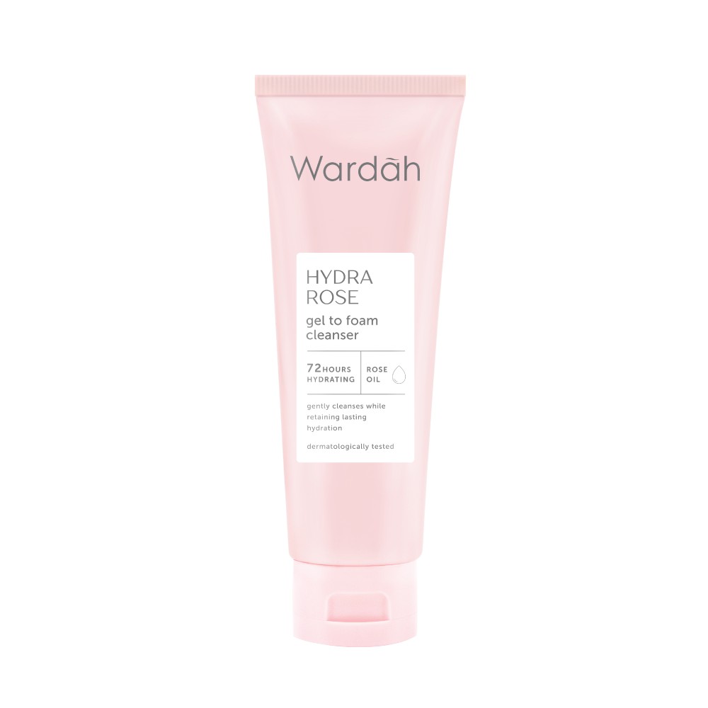 Wardah Hydra Rose Gel To Foam Cleanser