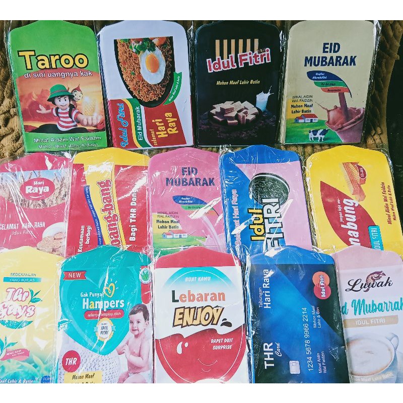 

paket grosir 200 amplop lebaran snack