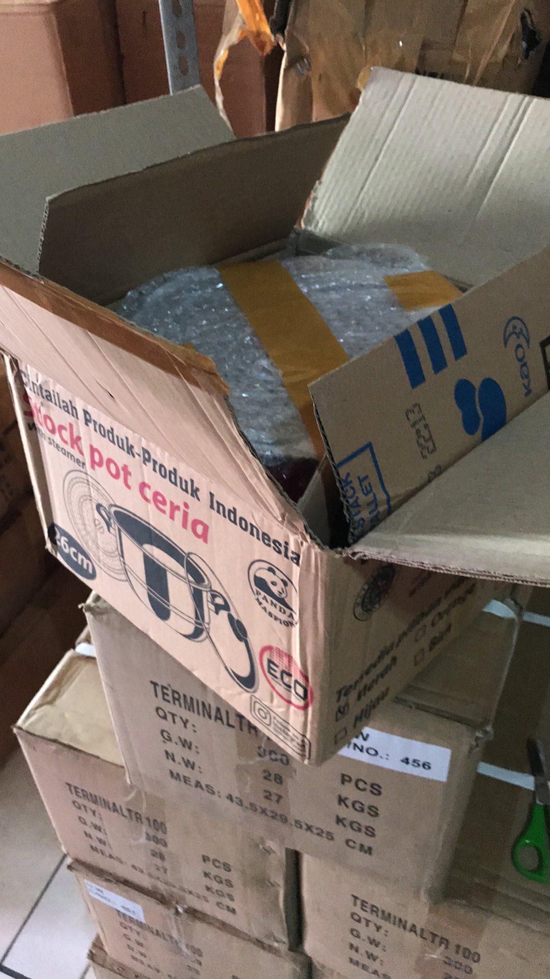 Kukusan Enamel 26 Cm Ceria Maspion (tinggi 17,)