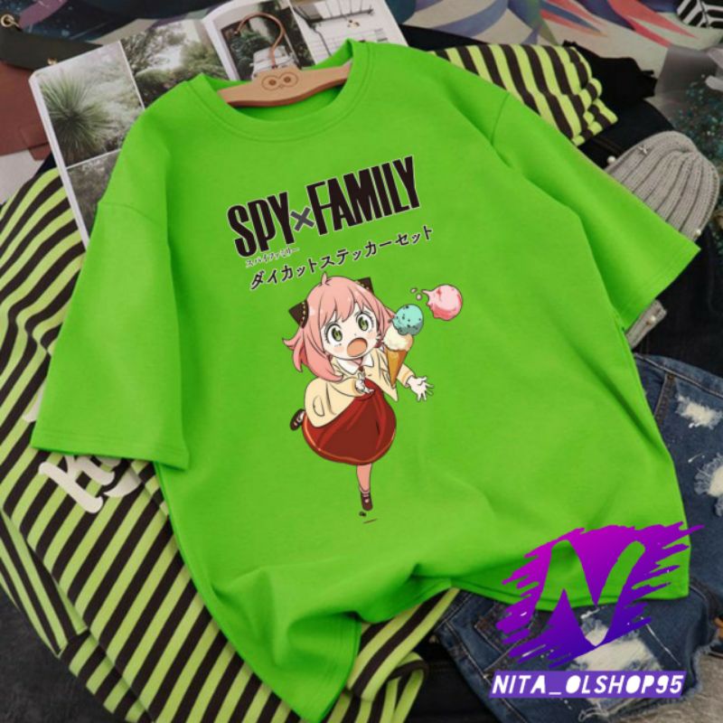 kaos anak Anya spy family baju anime anak Anya spy X family populer