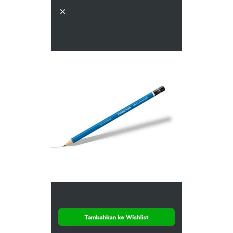 

Pensil HB STAEDTLER Mars Lumograph per pcs