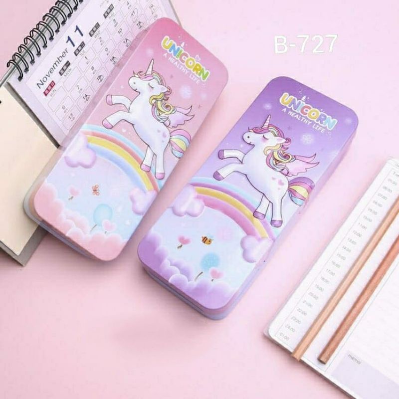 

Tempat pensil unicorn kaleng B-727