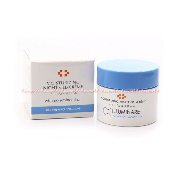 Illuminare Moisturizing Night Gel Pelembab Untuk Malam Hari 50gr