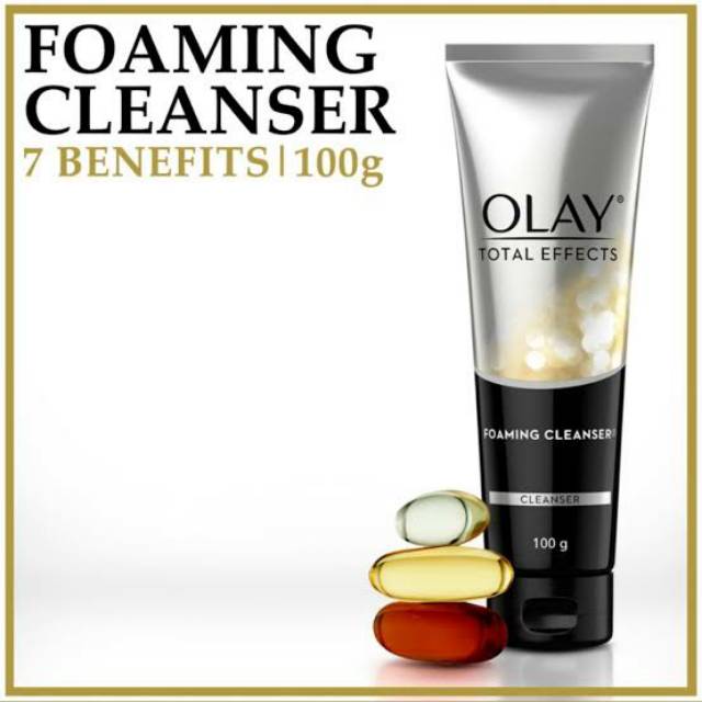 Jual Olay Total Effect Foaming Cleanser 100g Indonesiashopee Indonesia 9861