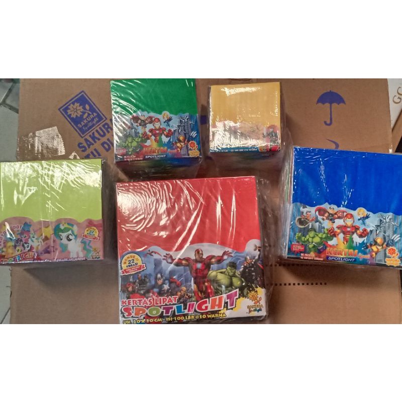 

Kertas Lipat Sakura isi 100 Uk.10x10