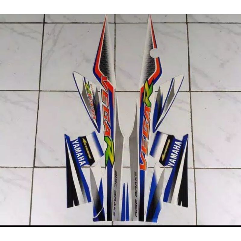 STIKER STRIPING ori motor  vega r 2004/Sticker motor vega r 2004