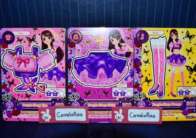 Kartu Aikatsu Normal 1st Stage Card Ran Shibuki Season 1 Version 1 Spicy Ageha Purple Stage Coord