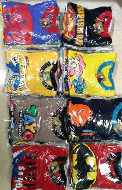 (COD) BAJU KAOS ANAK superhero LAKI LAKI usia 1-6 tahun-4