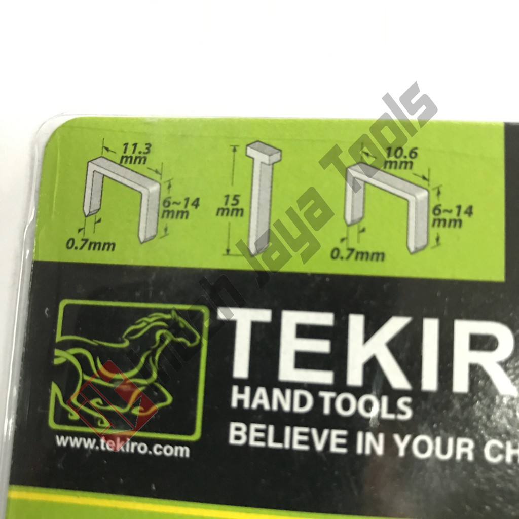 TEKIRO Staples Gun Tacker 3 in 1 - 6 - 14 mm Staple Jok Tembak Hekter