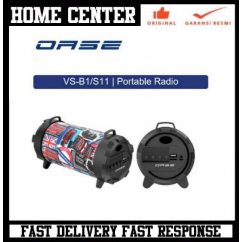Speaker Bluetooth OASE VS-B1 Original / Speaker Portable Radio