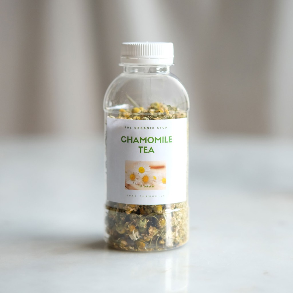 

The Organic Stop Chamomile Flower Tea Teh Chamomile 15 gram