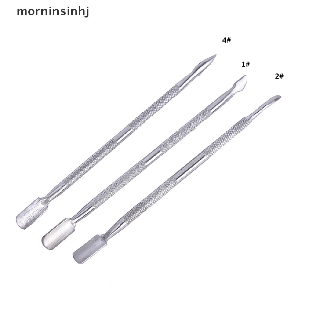 Mor Alat Pendorong Kutikula Bahan Stainless Steel Untuk Manicure Pedicure