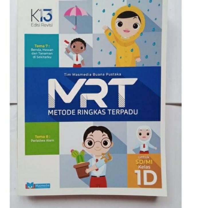 <CiH ✮> Buku MRT kelas 1A-1B SD/MI kurikulum 2013 terbaru edisi revisi ||Berkualitas nih