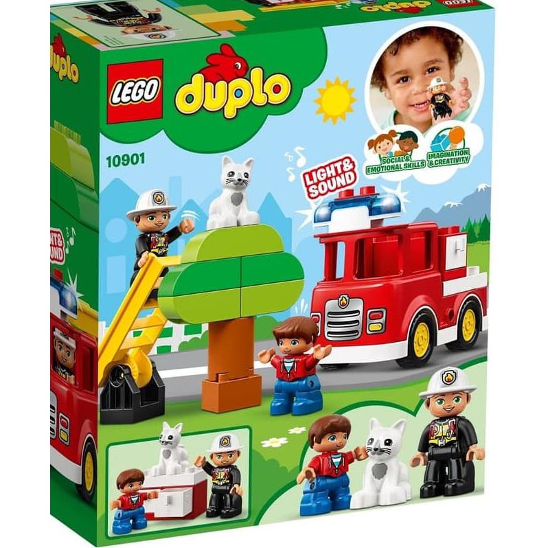 duplo fire truck set