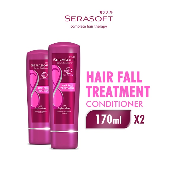 Serasoft Serum Conditioner Hair Fall Treatment 170 ml x2