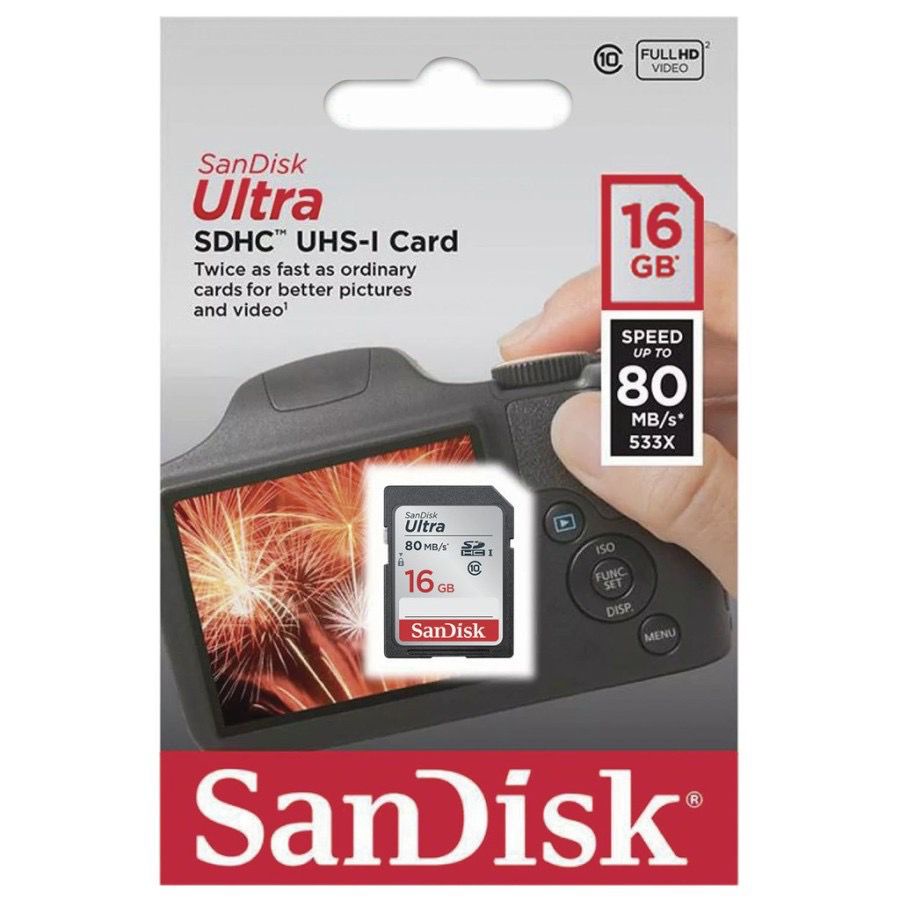 Sandisk SDHC Card / SD Card Class 10 SPEED 80MB - 8GB / 16GB / 32GB garansi Resmi SanDisk Indonesia