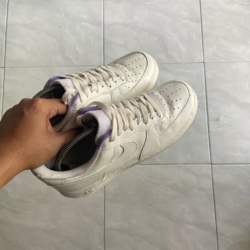 sepatu second Nike Air Force 1 low triple white
