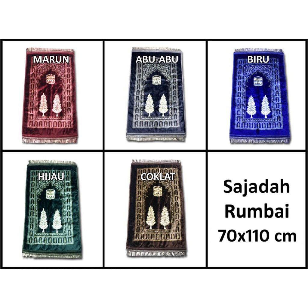 SAJADAH TEBAL JUMBO BULU IMPORT