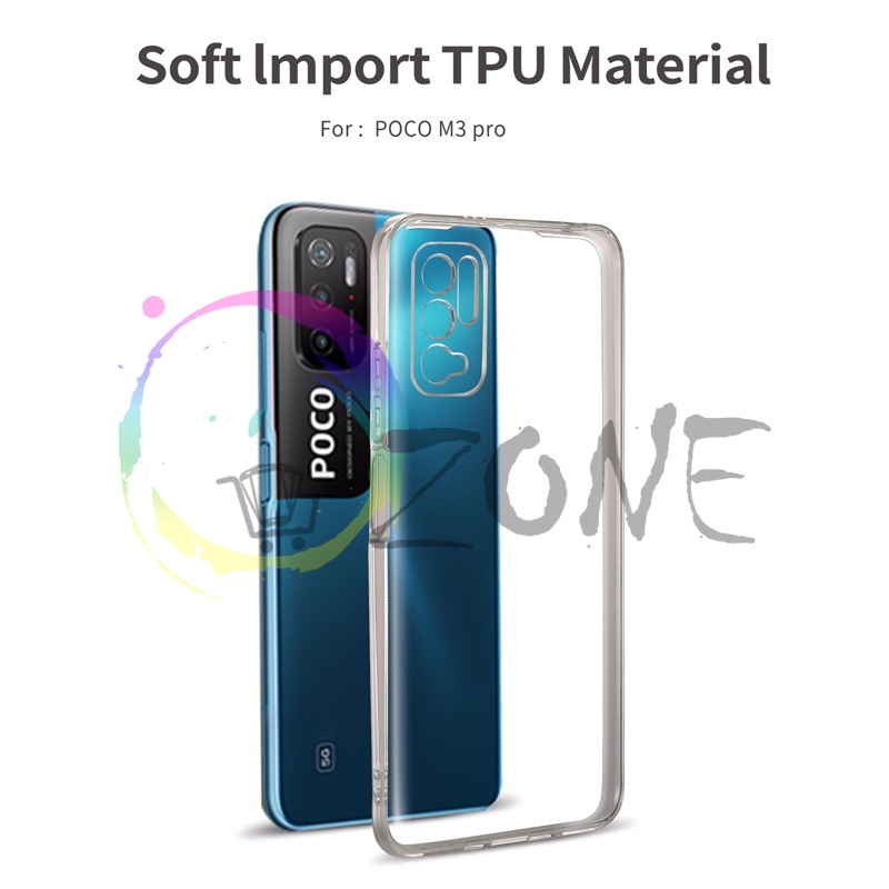 SOFTCASE TRANSPARAN XIAOMI REDMI NOTE 10 5G - POCOPHONE POCO M3 PRO