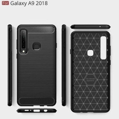 Case Slim Fit Carbon Samsung A5 2016 2017 A9 2018 A520 A510 A920 A7 2018 Softshell Fiber Multi Carbon Anti Melar