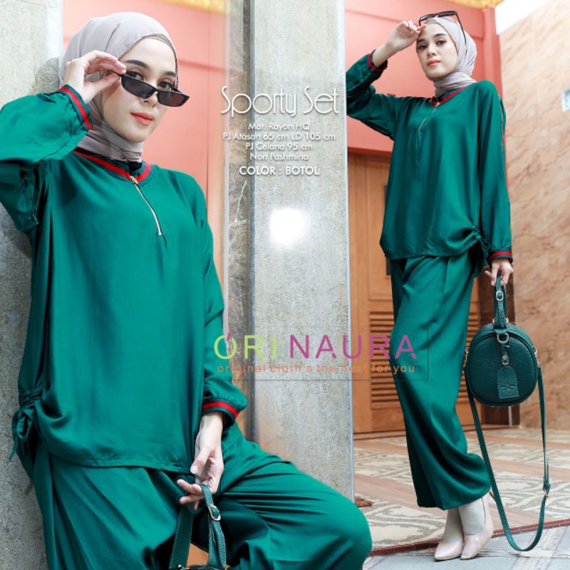 SPORTY SET BAJU SETELAN BY ORI NAURA
