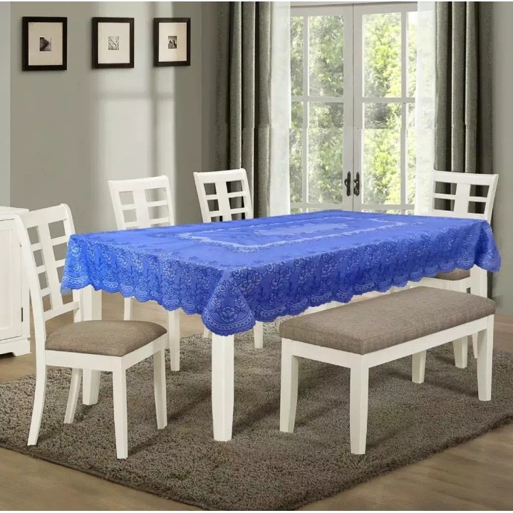 RB Taplak Meja Makan Anti Air / Taplak Meja Makan Vinyl 150cm X 230cm Jumbo