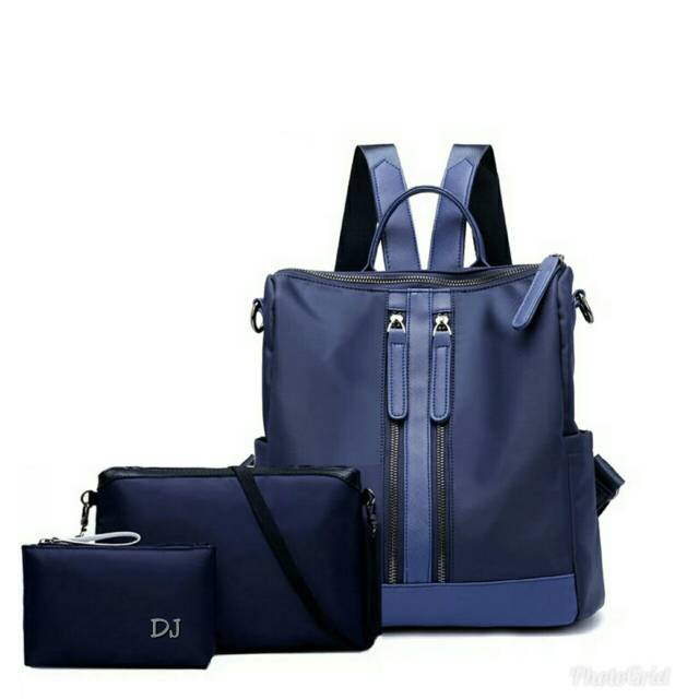 TAS RANSEL 3 IN 1 TAS FASHION ALA KOREA TAS PARASUT TAS LAPTOP