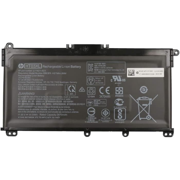 Baterai ORIGINAL HP 250 G7 255 G7 HT03XL  920046-421 HSTNN-LB7X-LB8L 14S TF03XL Original