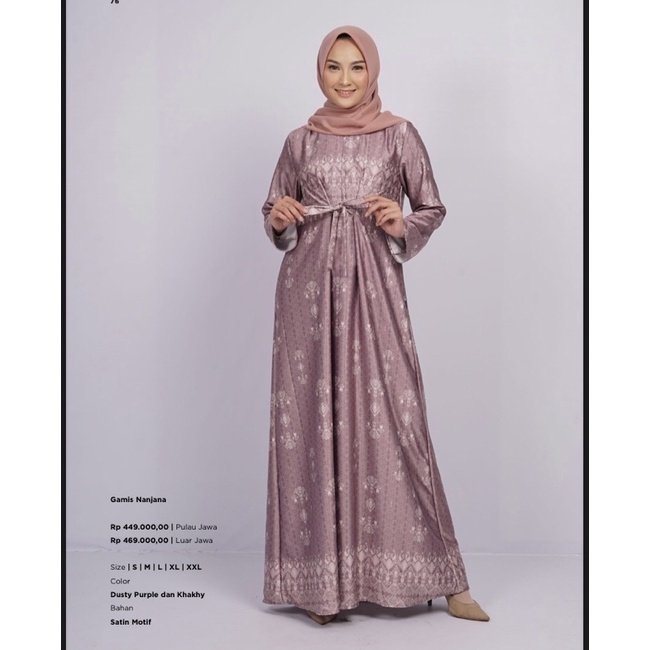 Gamis nanjana elzatta - gamis elzatta