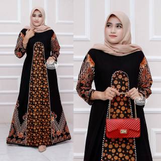  GAMIS  BATIK  MODERN  Ld 120cm UNY PANJANG 135cm TERLARIS 