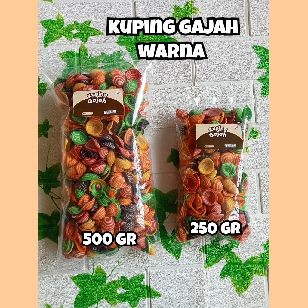 

500 GRAM KUPING GAJAH WARNA