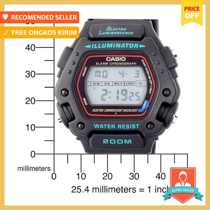 Casio Standard Dw 290 1V Jam Tangan Pria Original 💯% & Bergaransi