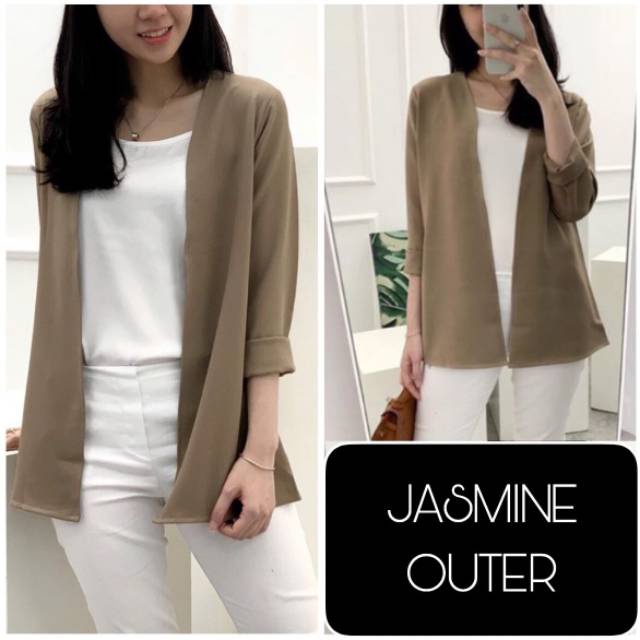 BEFAST - ZEC Outer REFLIE / Jasmine Outer / Outer wanita / Cardigan Wanita Casual / Cardigan Polos / Cardigan Kekinian