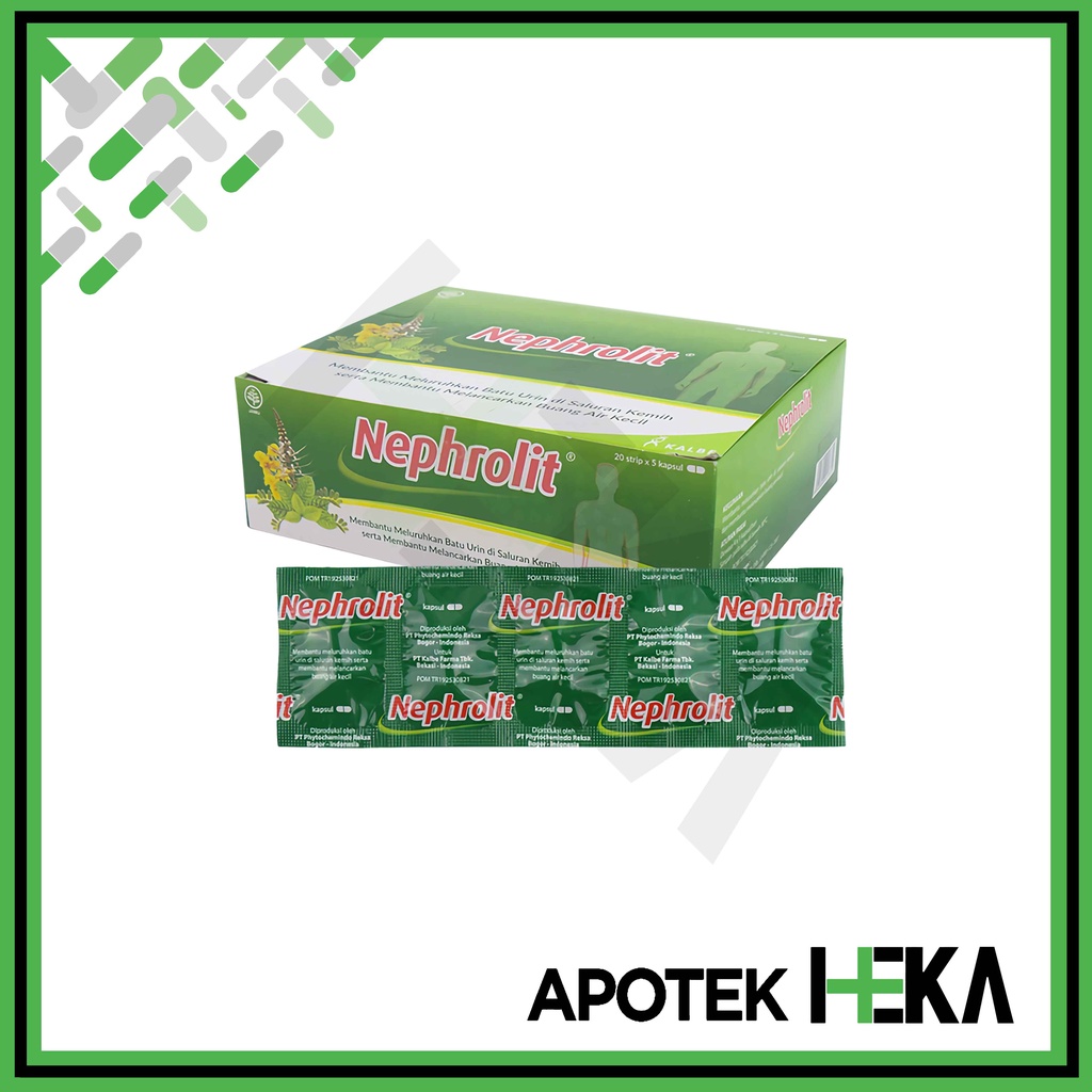 Nephrolit Box isi 20x5 Kapsul - Membantu Melarutkan Batu Urin (SEMARANG)