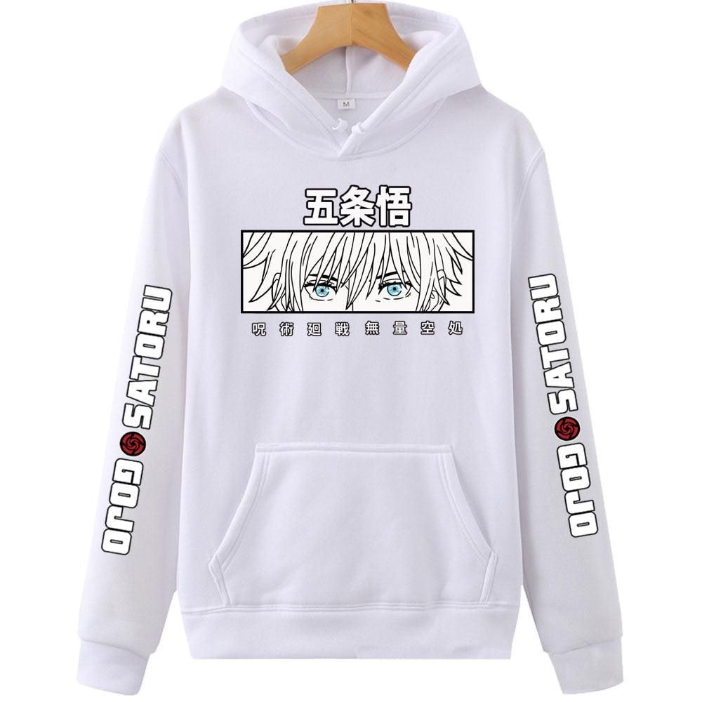 Sweater JUJUTSU KAISEN Oblong / Hoodie SATORU GOJO EYES V2 Jumper